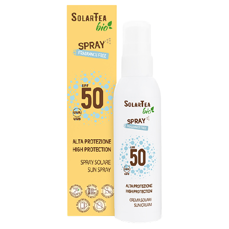 Crema Solar SPF 50 en Spray Solar Tea Bema