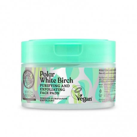 Polar White Birch Exfoliating Pads Natura Sibérica